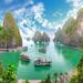 La baia di Ha Long in Vietnam per ridurre la necessità di quarantena per i viaggiatori completamente vaccinati