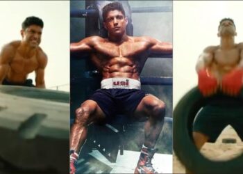 Farhan Akhtar che lancia una gomma enorme nel teaser di Toofan è un allenamento perfetto per