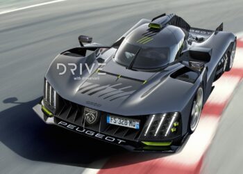 Il pilota della Peugeot 9X8 Le Mans immaginato come un'auto da strada
