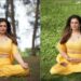 Raveena Tandon suggerisce "l'equilibrio dei sensi" con Siddhasana di Yoga, dhyana mudra