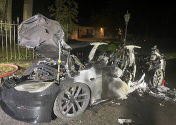 Tesla Model S Plaid ha preso fuoco mentre l'autista era al volante, afferma il capo dei vigili del fuoco