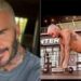 David Beckham a torso nudo mostra abilità atletiche con gli addominali in palestra