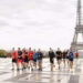 Olimpiadi di Parigi 2024: evento di beach volley sotto la Torre Eiffel