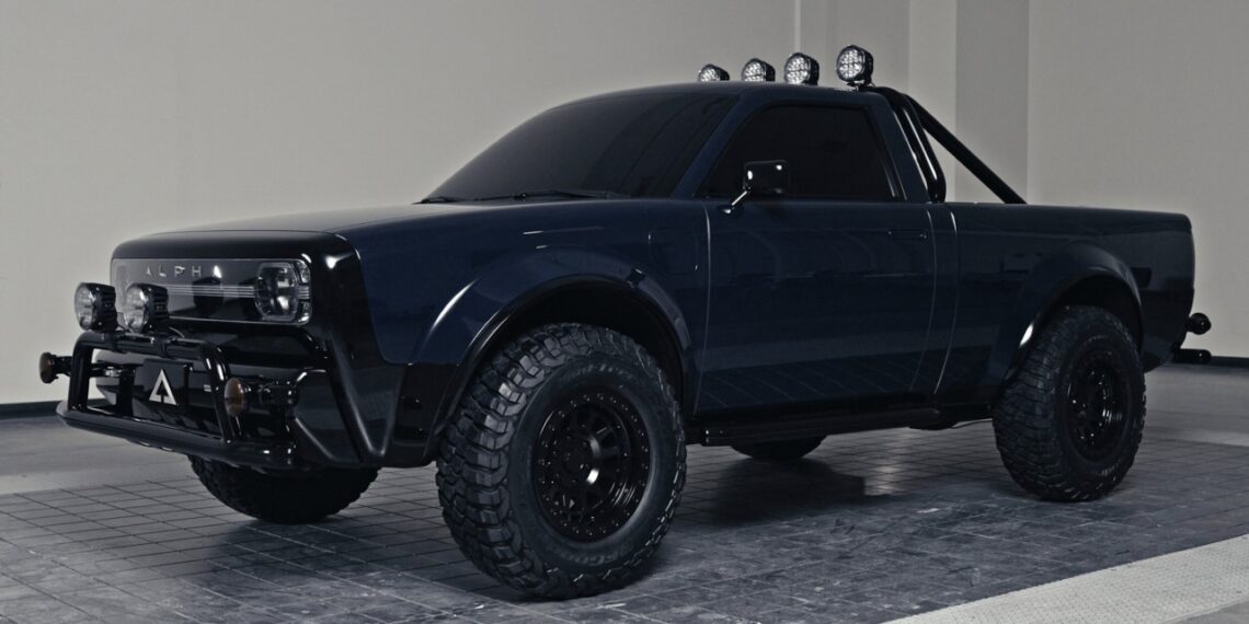 Svelato il pickup elettrico Alpha Wolf, consegne promesse entro il 2023