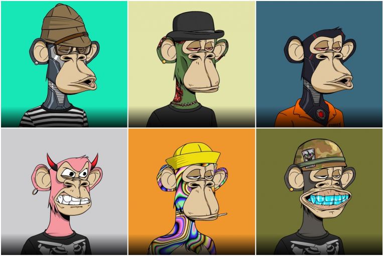 Il set NFT di Bored Ape è stato venduto per 32,8 milioni di dollari all'asta online di Sotheby's