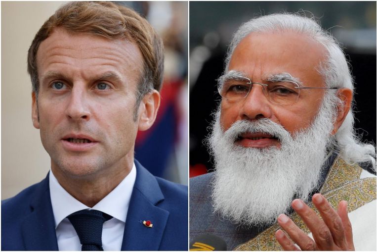 Macron e Modi promettono di 'agire insieme' dopo la disputa sui sostituti
