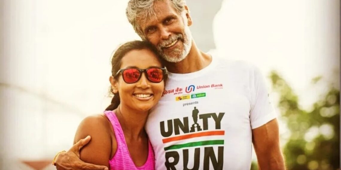 Milind Soman chiama la moglie Ankita Konwar una brava corridore dopo Unity Run, non perdere la risposta