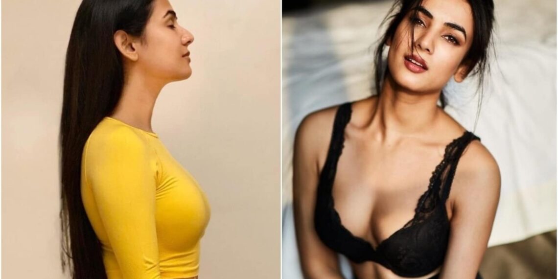 Sonal Chauhan pratica questa posizione yoga per alleviare i crampi mestruali e ridurre il grasso della pancia