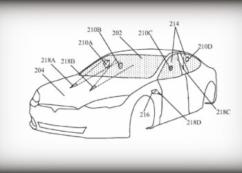 Tesla passa i tergicristalli ai laser in un nuovo brevetto