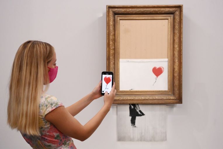 Tre anni dopo, l'arte sminuzzata di Banksy torna all'asta