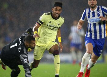 Zero tiri, zero gol: i dati smascherano la pessima esibizione di Aubameyang contro il Brighton