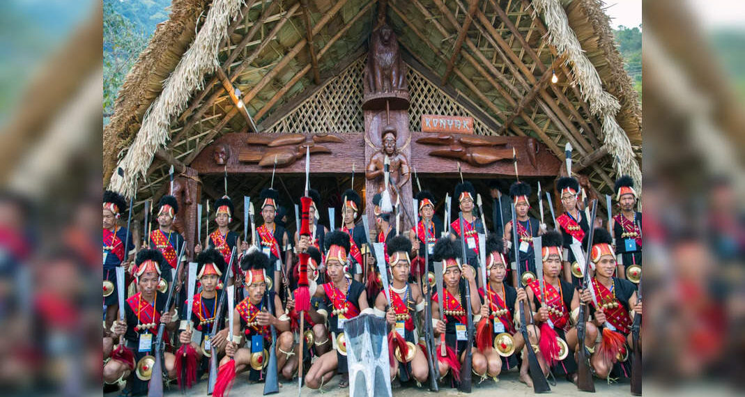 Preparati per il Festival di Hornbill del Nagaland a dicembre