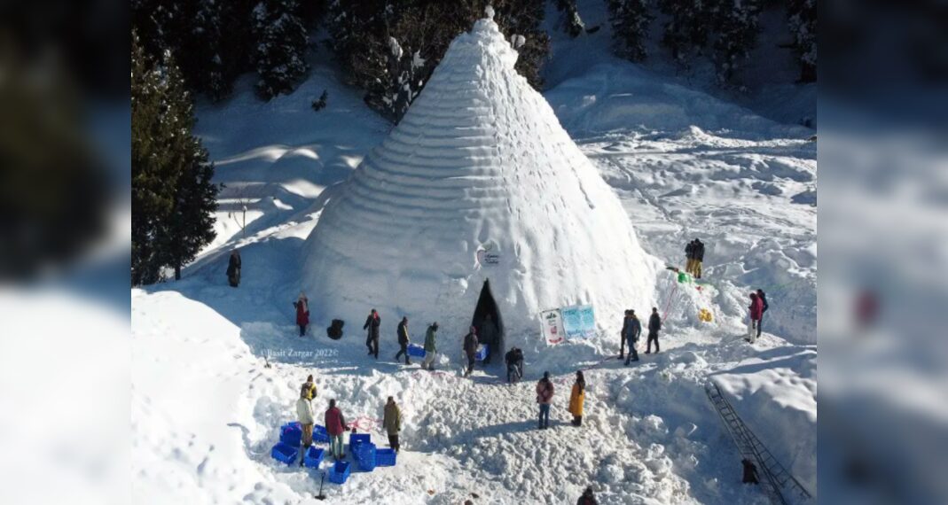 L'igloo cafe più grande del mondo è ora aperto al J&K's Gulmarg