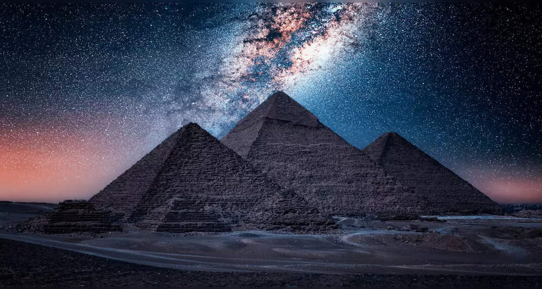 Corridoio nascosto scoperto all'interno della Grande Piramide di Giza, in Egitto