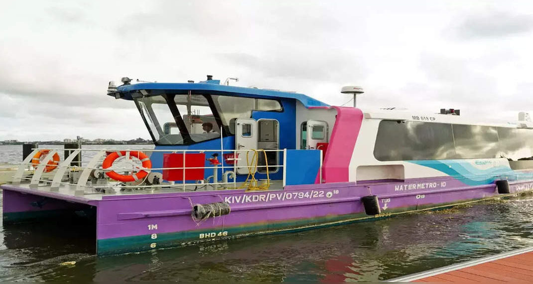 L'India ottiene la sua prima metropolitana ad acqua a Kochi; dettagli qui